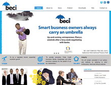 Tablet Screenshot of beci.co.bw